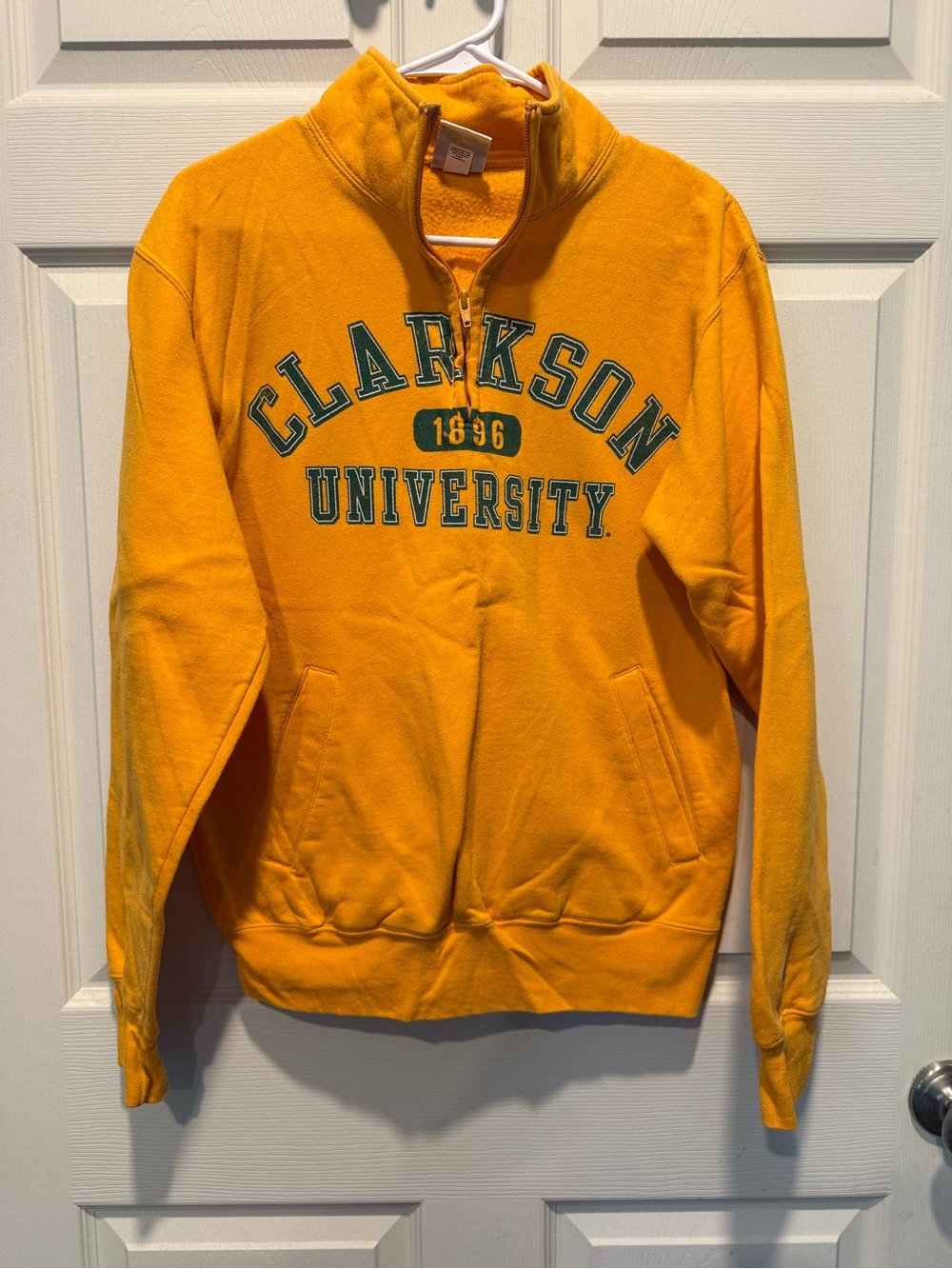 Champion Gold Clarkson University Quarter-Zip Pullover
